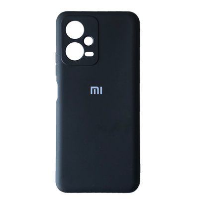 Чехол Silicone Case 360 и защитой камеры для Xiaomi Poco X5 5G / Note 12 5G Black 69697