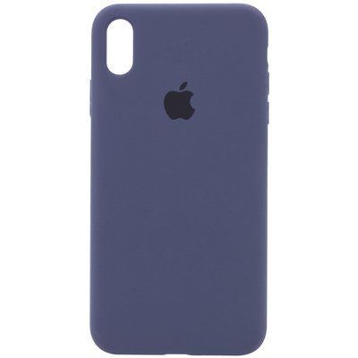 Чехол Silicone Case для Iphone XS Max Темный Синий / Midnight Blue 67066