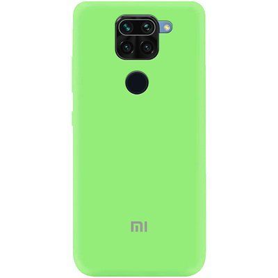 Чохол Silicone Cover A для Xiaomi Redmi Note 9 / Redmi 10X Зелений / Green 43251