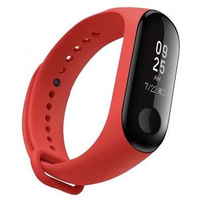 Ремешок Silicone для Xiaomi Mi Band 3/4 Red 37784