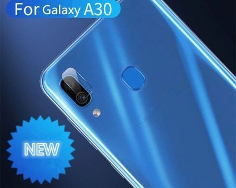 Защитное стекло на камеру для Samsung Galaxy A20 / A30 Прозрачное 33429