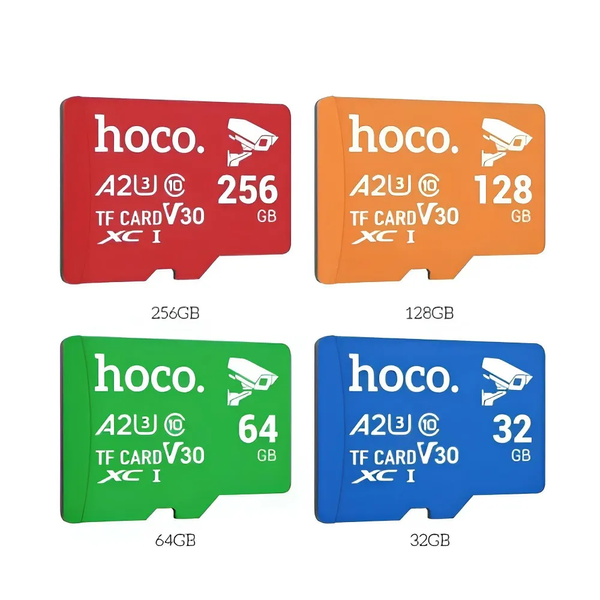 Карта пам&rsquo;яті Hoco TF U3 V30 A2 Class 10 64GB Green 86644