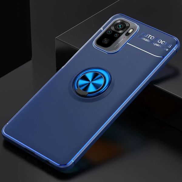 Чехол Din Color Magnet Ring для Xiaomi Redmi Note 10 / Note 10s / Poco M5s Синий 54843