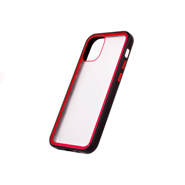 Чохол CoWay для Iphone 12 Pro Max Прозорий/Чорний 88690