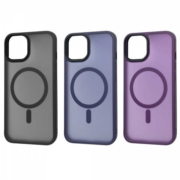 Чохол PHIBR Metal Buttons MagSafe для Iphone 13 / 14 Black 85302
