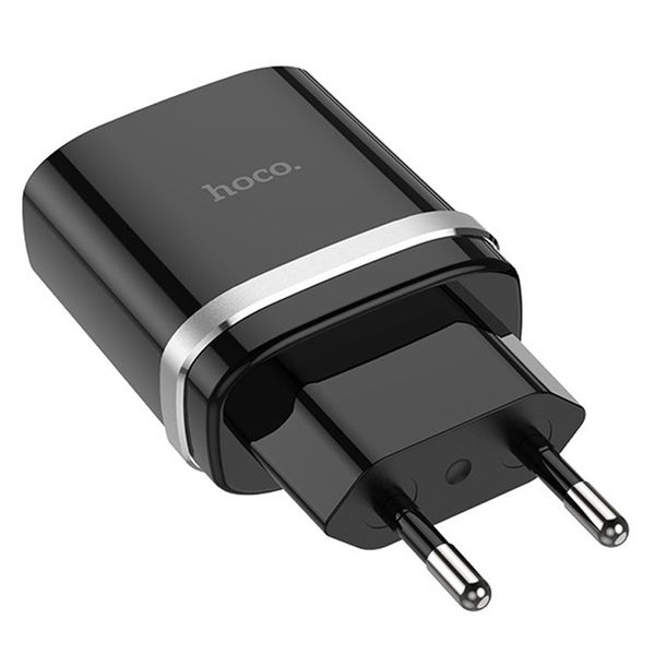 Сетевое зарядное устройство Hoco C12Q Smart Quick Charge 3.0 1USB / 3A Black 42896