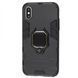 Противоударный чехол Transforme Ring для Iphone X / XS Black 57372 1