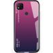 Чохол TPU+Glass Gradient HELLO для Xiaomi Redmi 9C / 10A Малиновий 46024