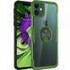 Чохол Din Crystal Magnet Ring для Iphone 11 Оливковий 38181 1