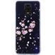 Чехол TPU+Glass Fantasy для Xiaomi Redmi Note 9s / Note 9 Pro Цветение 50915