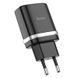 Мережевий зарядний пристрій Hoco C12Q Smart Quick Charge 3.0 1USB / 3A Black 42896 2