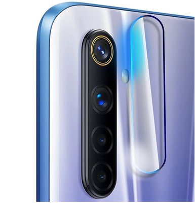 Защитное стекло на камеру для Realme 6 Pro Прозрачное 47026