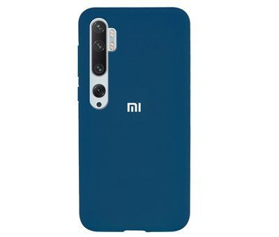 Чохол Silicone Cover для Xiaomi Mi Note 10 / Mi Note 10 Pro Синій / Cobalt 38507