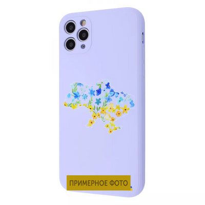 Чехол патриотический WAVE Ukraine для Iphone 7 / 8 / SE 2020 Ukraine map 63361