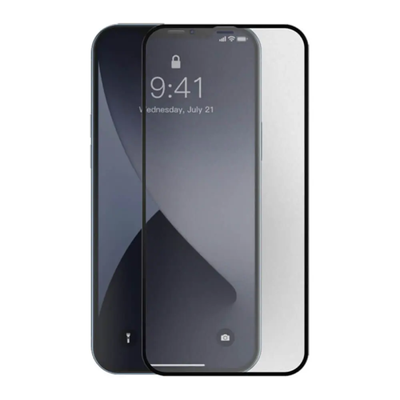 Защитное стекло STEZ Matte для iPhone 13 Pro Max / 14 Plus Black 60975