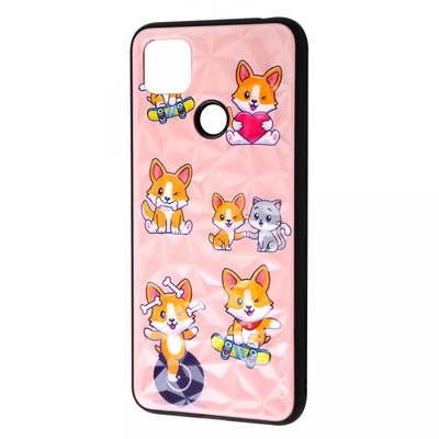 Чохол Wave Majesty для Xiaomi Redmi 9C / Redmi 10A Playful corgi / light pink 61427