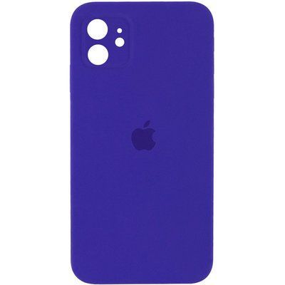 Чохол Silicone Case Square для Iphone 11 Фіолетовий / Ultra Violet 53280