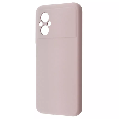 Чехол WAVE Colorful с микрофиброй для Xiaomi Poco M5 Pink sand 68886