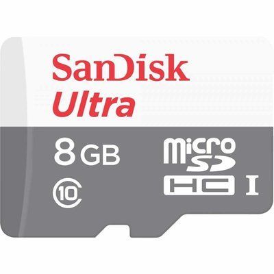 Карта пам'яті SanDisk MicroSD 8GB Class HC-I 10 Black / White 37859