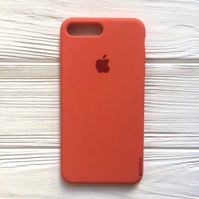 Чехол Silicone Case для Iphone 7 Plus / 8 Plus Light Orange 31927
