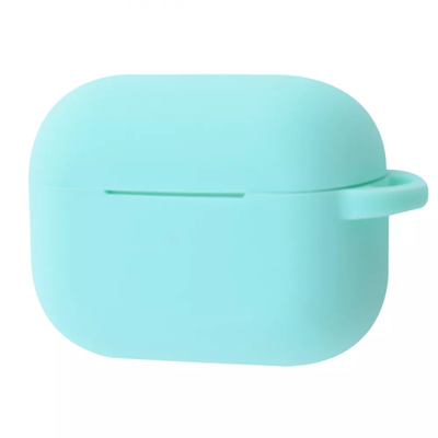 Чохол Silicone Shock-proof з карабіном для Apple Airpods Pro Turquoise 60833