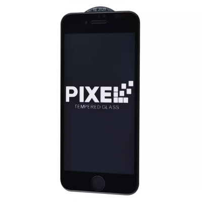 Защитное стекло PIXEL 9Н для Iphone 7 / 8 / SE 2020 Black 70299