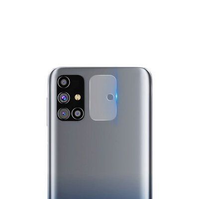 Захисне скло на камеру для Samsung Galaxy M31s Прозоре 48390