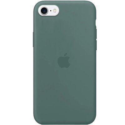 Чехол Silicone Case 360 для Iphone 7 / 8 / SE 2020 Зеленый / Pine green 53506