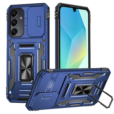 Протиударний чохол Camsh Army Ring Samsung Galaxy A36 / A56 Синій/Navy