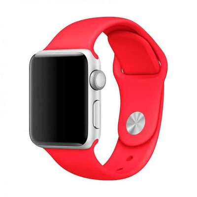 Ремешок Silicone для Apple Watch 38/40/SE 40/41 mm Red 40002