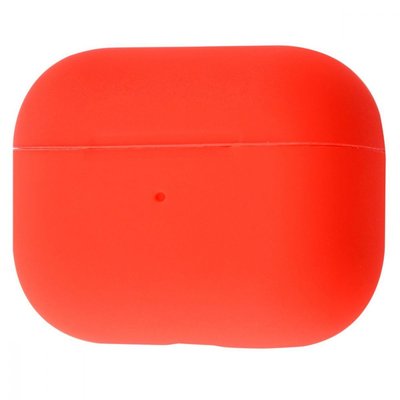 Чехол Silicone Slim с карабином для Apple Airpods Pro Red 47382