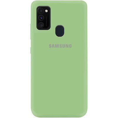 Чохол Silicone Cover A для Samsung Galaxy M30s / M21 М'ятний / Mint 43202