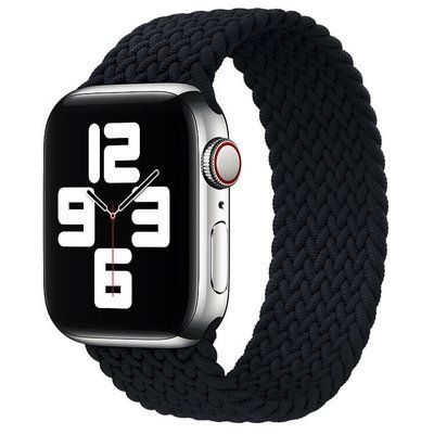 Ремешок Braided Solo Loop для Apple Watch 42/44/45/49 mm 165 mm Черный 60260