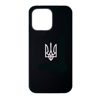 Чехол патриотический Silicone Case для Iphone 13 Pro Черный 68786