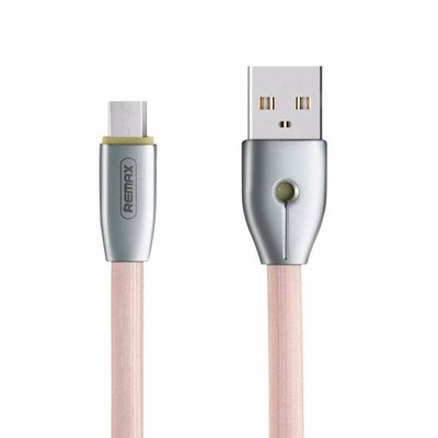 Кабель REMAX RC-043m USB to MicroUSB 1м Розовый 36697