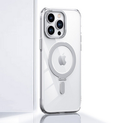 Чехол Strong с MagSafe подставкой для Iphone 13 Pro Silver 68736