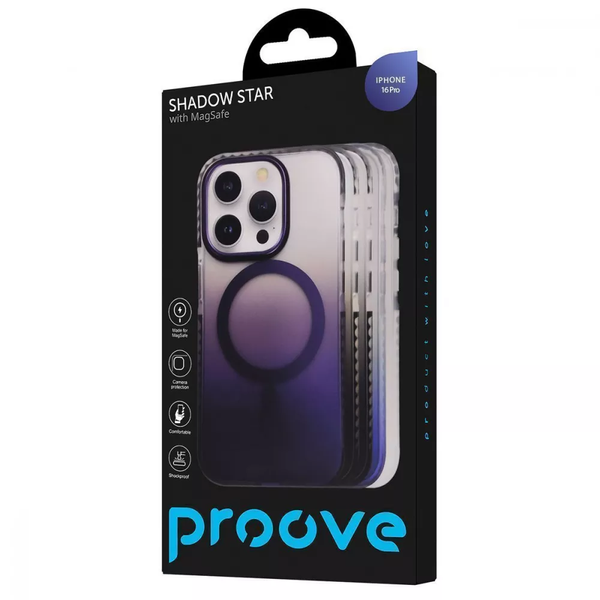 Чохол Proove Shadow Star MagSafe для Iphone 16 Pro Deep purple