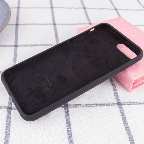 Чехол Silicone Case для Iphone 7 Plus / 8 Plus Черный / Black 70383