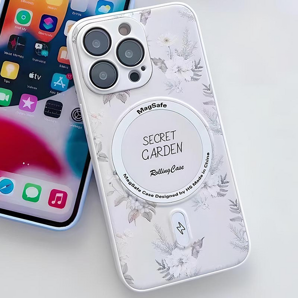 Чохол Secret Garden MagSafe для Iphone 14 Pro Max Білий / White 68583