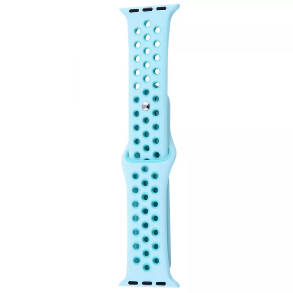 Ремінець Silicone Sport Nike для Apple Watch 38/40/SE 40/41 mm Pink sand / White 69190