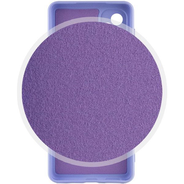 Чехол Silicone Cover Lakshmi AAA Full для Samsung Galaxy A24 Сиреневый / Dasheen 70436