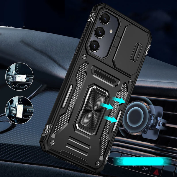 Протиударний чохол Camsh Army Ring Samsung Galaxy A36 / A56 Синій/Navy