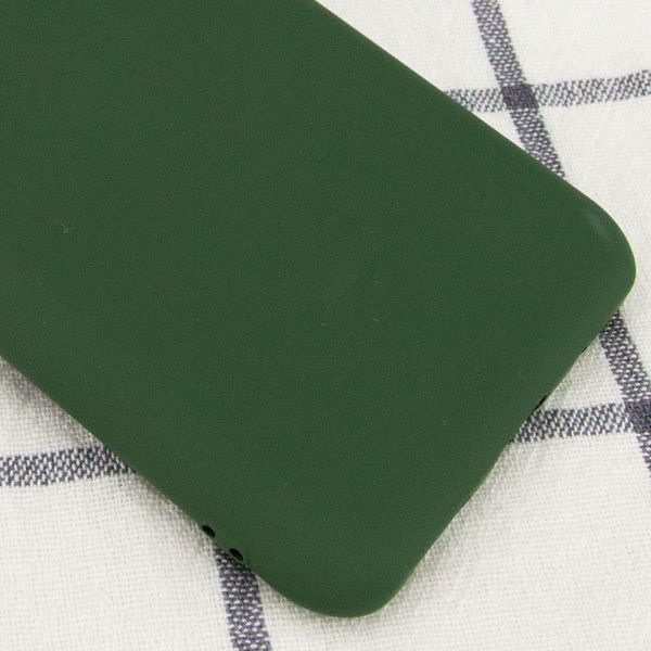 Чехол Silicone Cover MyColor Camera A для TECNO Spark 7 Зеленый / Dark green 60933