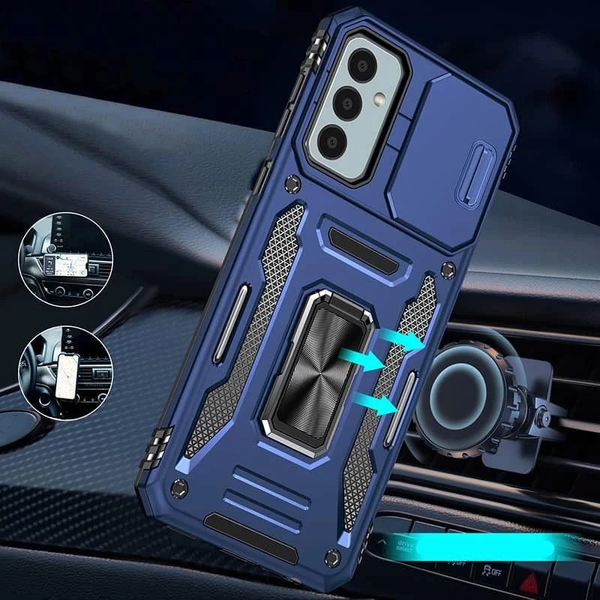 Протиударний чохол Camsh Army Ring Samsung Galaxy A36 / A56 Синій/Navy
