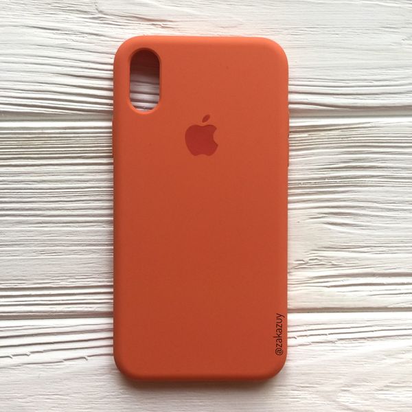 Чехол Silicone Case для Iphone XS Max Light Orange 31516