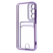 Чехол WAVE Metal Pocket для Samsung Galaxy S24 Plus Прозрачный / Black