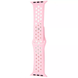 Ремінець Silicone Sport Nike для Apple Watch 38/40/SE 40/41 mm Pink sand / White 69190 1