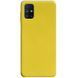 Чехол Matte для Samsung Galaxy M51 Желтый 47905