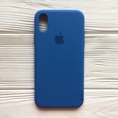 Чохол Silicone Case для Iphone X / XS Blue 31083
