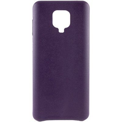 Защитный чехол Leather Case для Xiaomi Redmi Note 9s / Note 9 Pro / Note 9 Pro Max Фиолетовый 48111